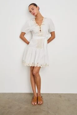 RAILS TULIP DRESS - WHITE