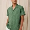 RAILS TYLER SHIRT - GREEN DOTS -Rails TYLER GREEN DOTS 1A