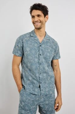 RAILS TYLER SHIRT - MULTI BLUE SUNFLOWER