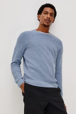 RAILS VANN SWEATER - LIGHT BLUE HEATHER
