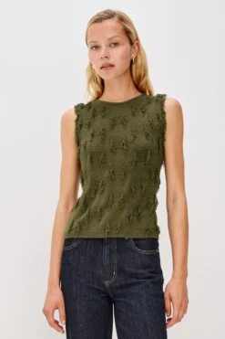 RAILS VIDANA TOP - OLIVE
