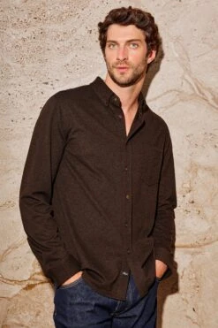 RAILS VINCENT SHIRT - ESPRESSO