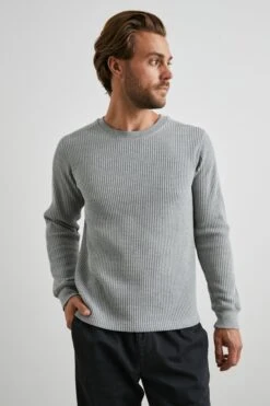 RAILS WADE THERMAL - HEATHER GREY