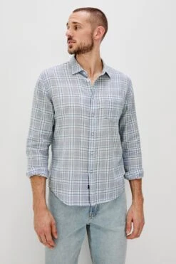 RAILS WYATT SHIRT - BLUEFIN CORAL