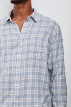 RAILS WYATT SHIRT - GENTLE SHORE MELANGE -Rails WYATT GENTLE SHORE MELANGE 2