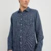 RAILS WYATT RELAXED FIT SHIRT - NAVY ETCH 1 RAILS WYATT RELAXED FIT SHIRT - NAVY ETCH -Rails WYATT RELAXED NAVY ETCH 1