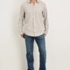 RAILS WYATT RELAXED FIT SHIRT - TAHINI ETCH -Rails WYATT RELAXED TAHINI ETCH 3
