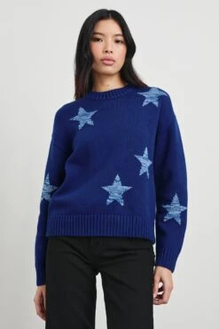 RAILS ZOEY SWEATER - COBALT GALAXY